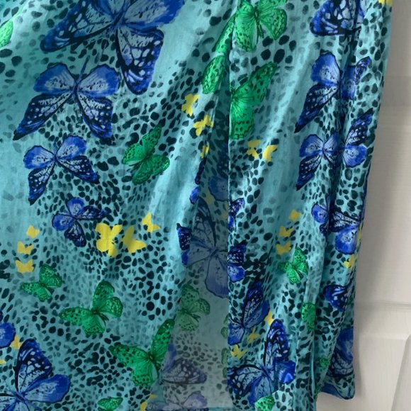 Debora Butterfly Silk Dress - Picture 7 of 9